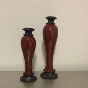 PartyLite Moroccan Spice taper candle holders EUC